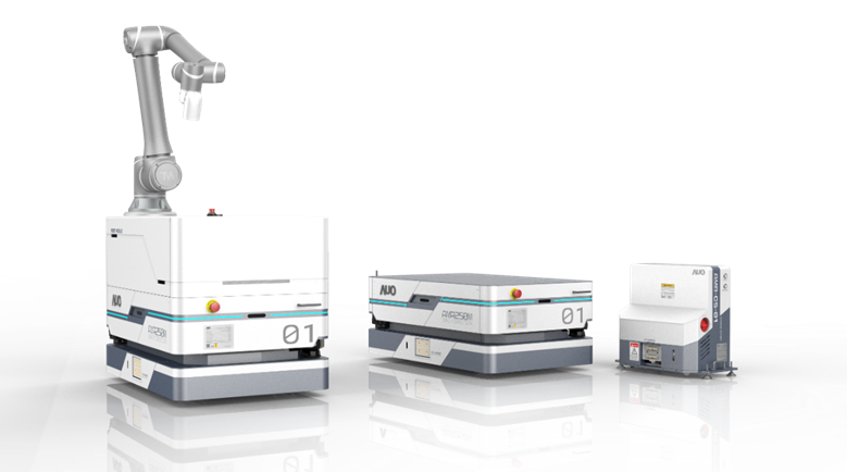 金年会數位開發的自主式移動機器人（AMR250M），搭配全向輪並結合AI演算法、2D LiDAR、3D攝影機等技術，協助客戶實現產線全自動化